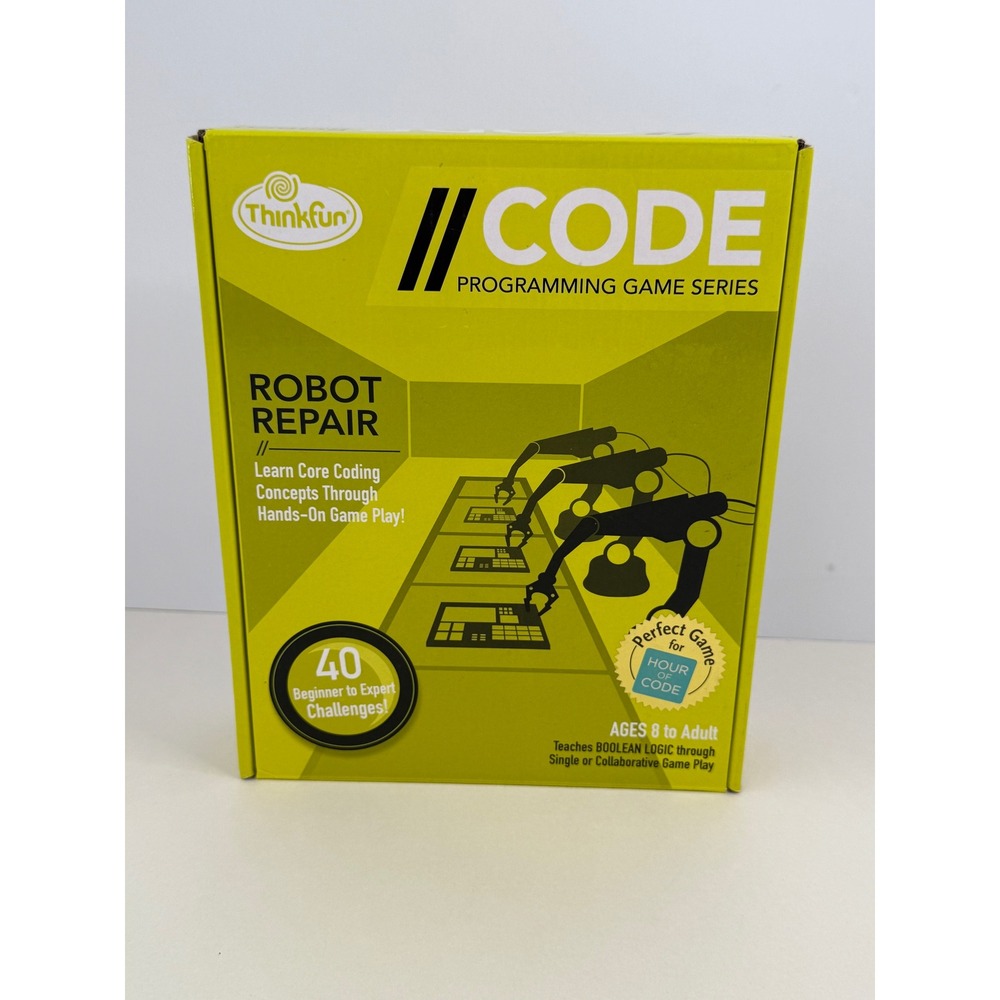 ThinkFun Robot Repair Code Programming Game Series STEM Toy Ages 8+